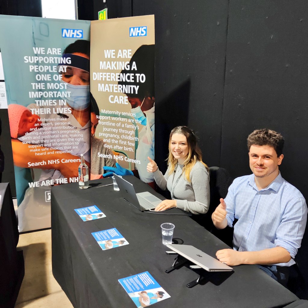 The #MaternityWorkforce programme stand is well looked after by 🌟 Steph and Louis ⭐ feel free to come over and let's talk Maternity Workforce 👍#MatNeoSummit2023