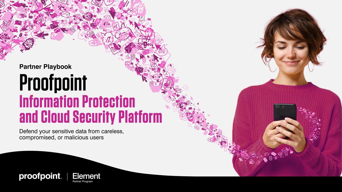 vatniksplatter's tweet image. Proofpoint Partners! Help your customers defend against data loss posed by careless, compromised, or malicious users with Proofpoint’s new Information Protection Partner Playbook. #Proofpoint #Partners bit.ly/3FGcJm9