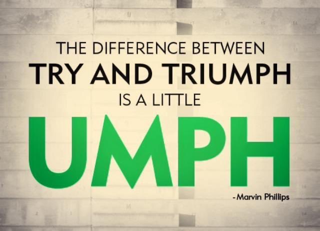 Give that little extra umph today…👊🏻