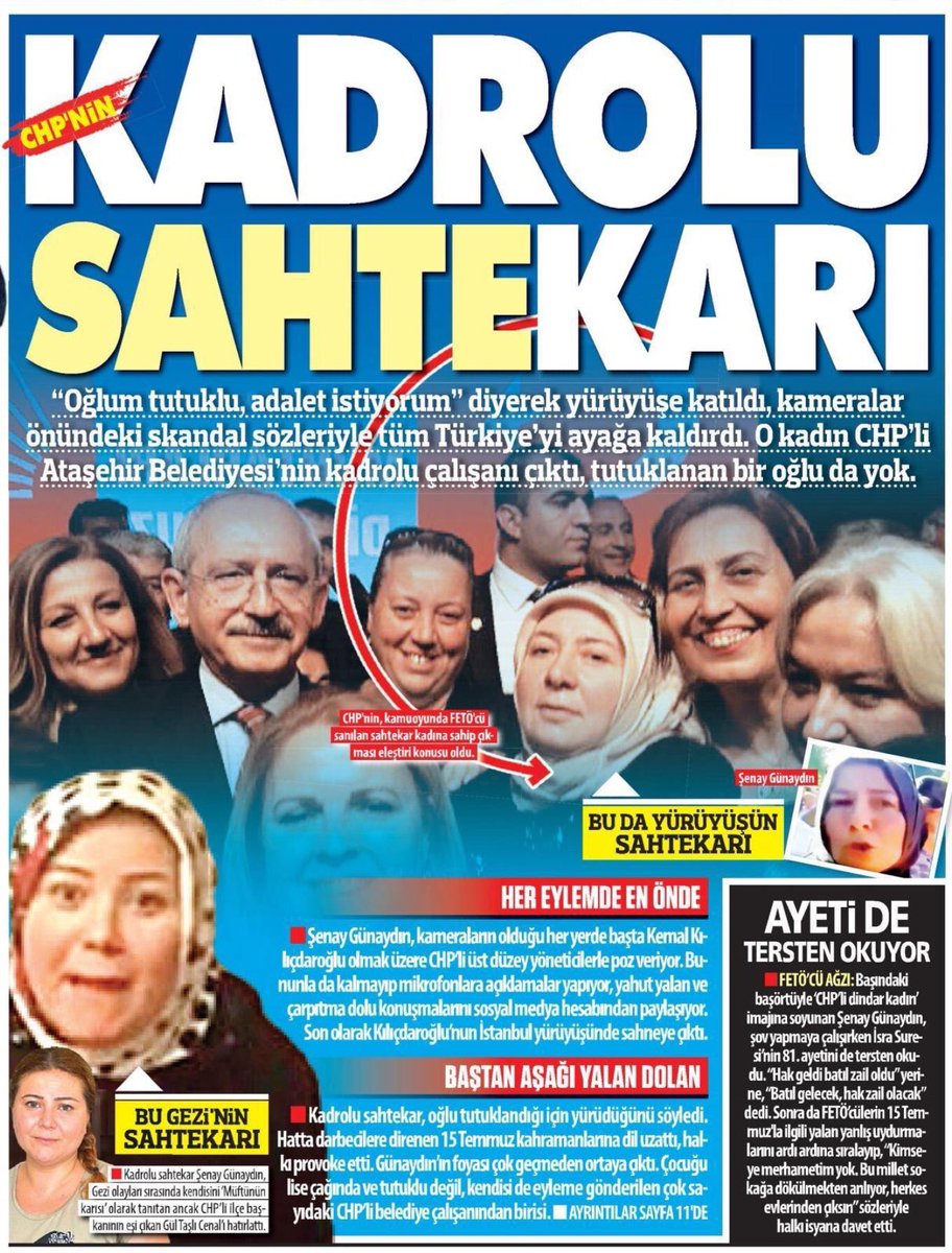 Enteresan!Nedense hep CHP ZİHNİYETİNE karşı olan, CUMHUR ittifakı mensuplarının DİPLOMALARI SAHTE OLUYOR?
Behey! At cambazı,PKK sevicisi CHP liler! 
Sizin VARLIĞINIZ SAHTE!
#GemiBATIYOR