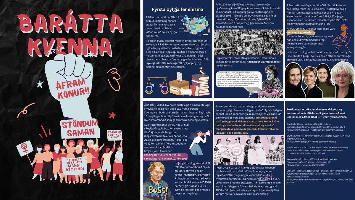 Hvað gera kennarar þegar þeim vantar lesefni um réttindabaráttur LGBTQ+, kvenna og svartra í Bandaríkjunum sem er aðgengilegt fyrir nemendur á unglingastigi?

Svar: Búa það til sjálf. Hér má sjá brot úr þessu lesefni. @bjossiborko <a href="/tarabrynjars/">Tara Brynjarsdóttir</a> Stefán S. og Nanna Æ. #menntaspjall