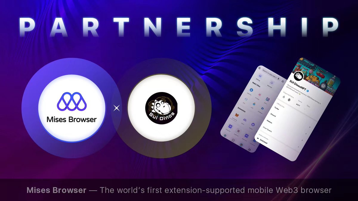 We're excited to announce our new partner @SUIDinosNFT 

3333 Dinos coming to <a href="/SuiNetwork/">Sui</a> soon! 
#NFTs #sui #Web3