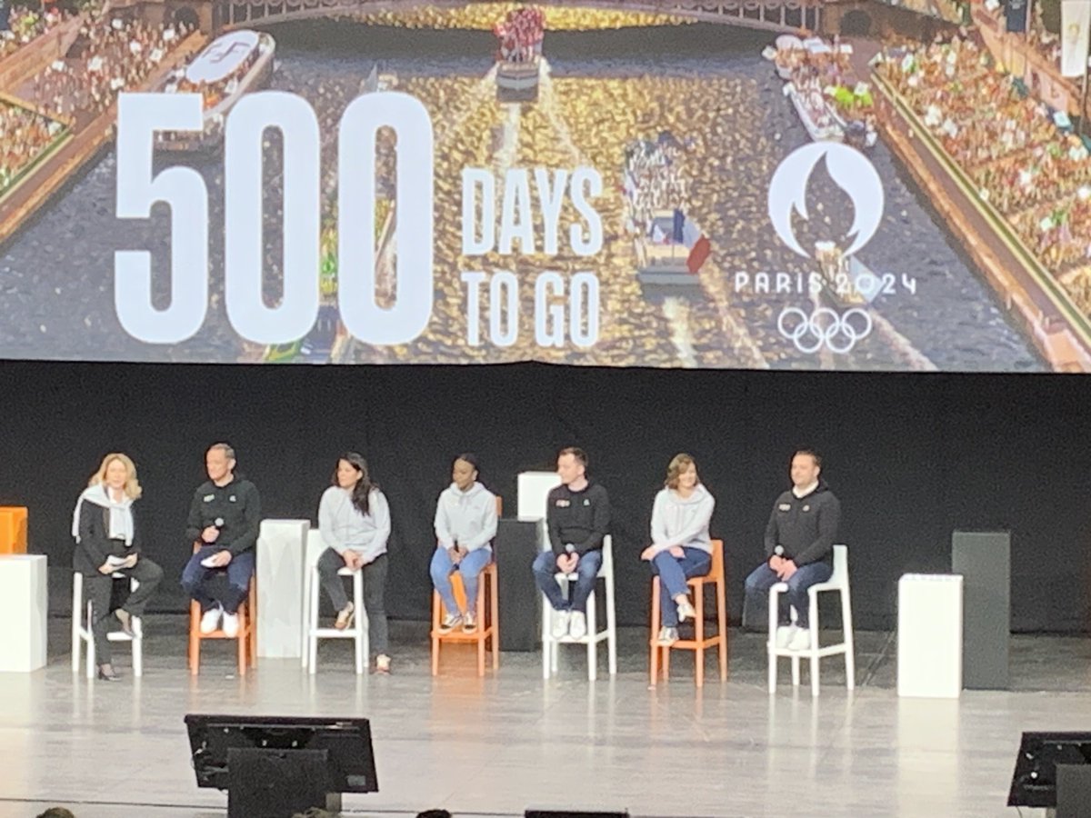 Très fier de ⁦<a href="/Dams_F/">Damien Feuillat</a>⁩ sur scène à la Scène Musicale pour  montrer comment le Grand Ouest apporte sa pierre à la préparation des Jeux Olympiques !