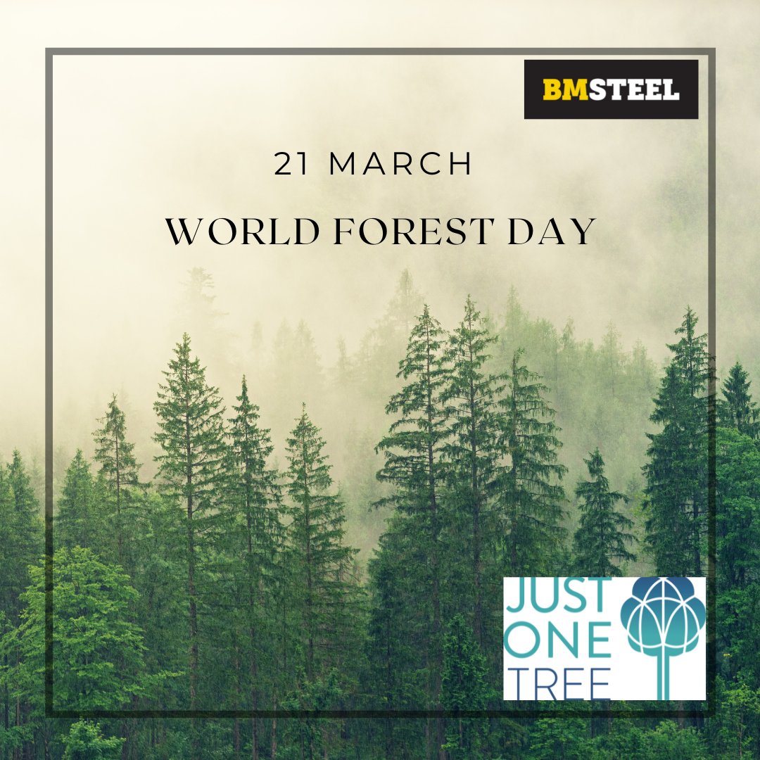 BMSTEELUK's tweet photo. World Forest Day is celebrated each year on March 21st .
BM Steel have now planted 1000 trees for the
@JUST_ONE_Tree global forest!
We're helping tackle climate change to build a better future for all of us.
#justonetree #WorldForestDay #CSR https://t.co/J2HVztJ2at