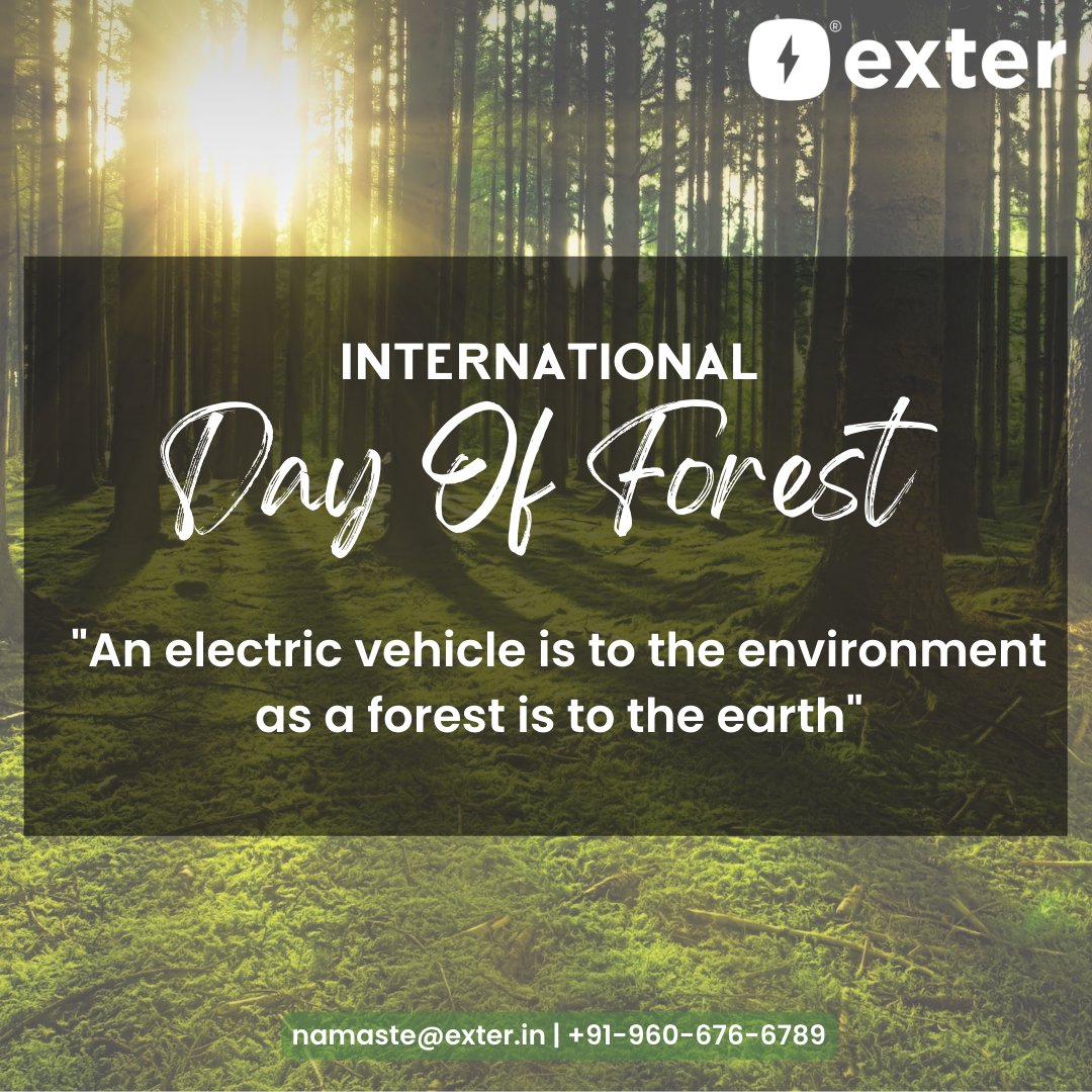 exter_EVClub's tweet photo. Let's keep reducing the carbon footprint and keep supporting sustainable transportation. This makes the green lush more and our garden city live more. 
#bangalore #Sustainability #ElectricVehicles #InternationalForestDay #BangaloreStartups #EV #exter https://t.co/cSgZibsnAK