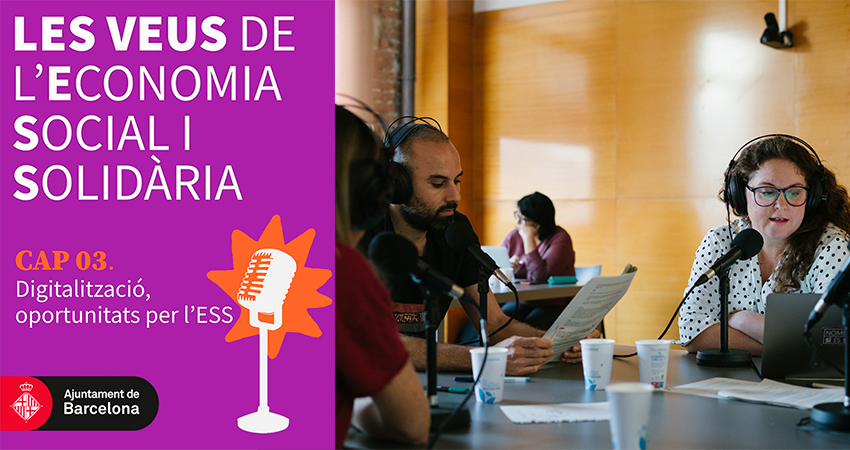 AltresEconomies's tweet photo. 🔝 Escolteu el 3️⃣r capítol de #LESVEUSESS!
👁️🗨️ Parlem de les oportunitats de la #digitalització per l'#ESS amb @dimmonsnet, #MatchImpulsa, @suaracoop, @colectic_coop i @opcions.
Eines, programes, recursos... apunteu-vos a la transformació digital!
ℹ️ https://t.co/KYBAAGWLDT https://t.co/ow8O23YwbU