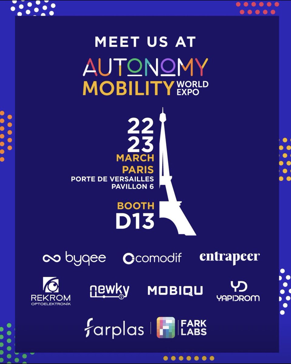 zeynepgabrali's tweet image. Looking forward meeting you all there! #amwe2023 @AUTONOMY @entrapeer 

Autonomy #Paris’te yarin görüsmek üzere 🥰 #entrapeer