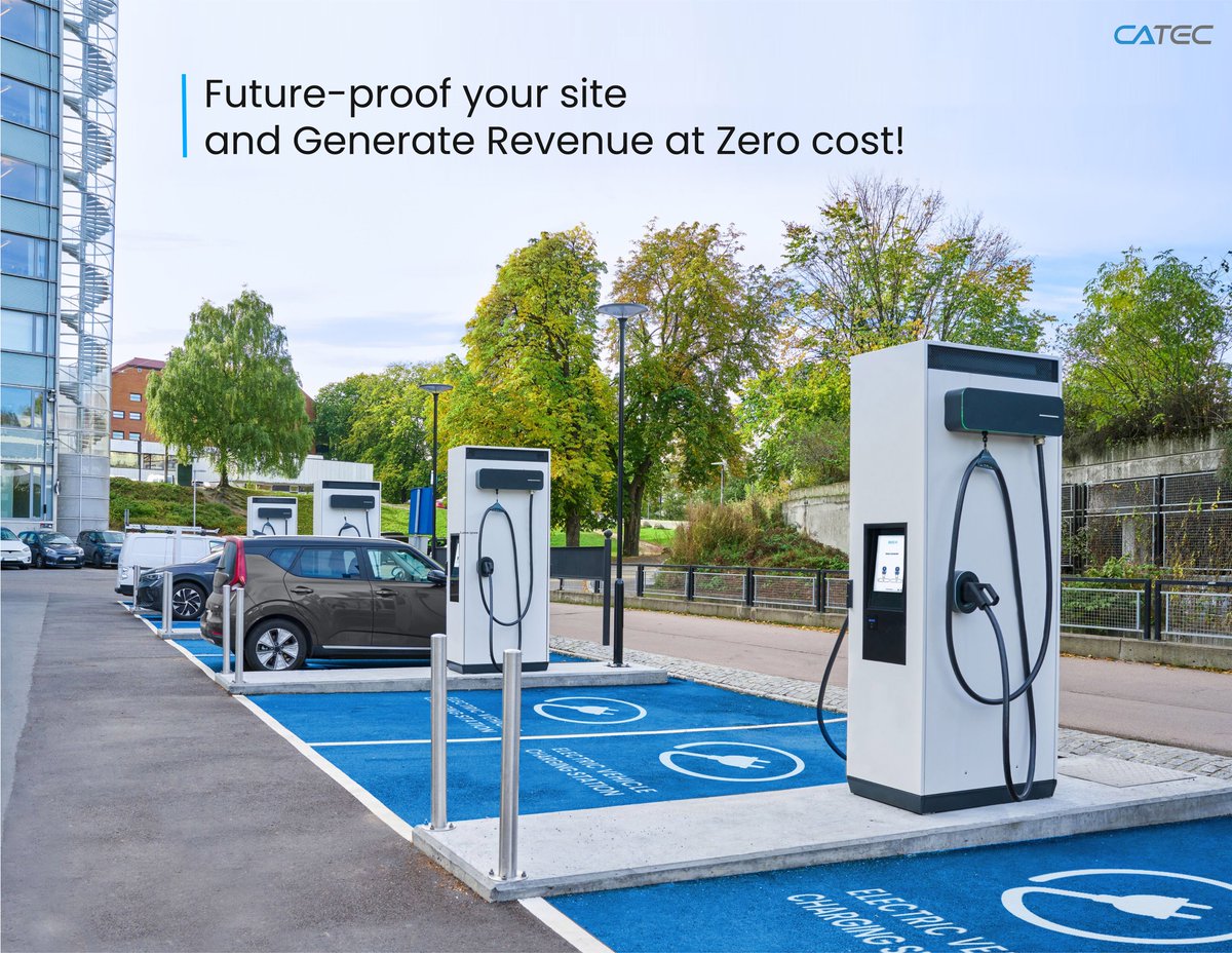 CatecMobility's tweet photo. Get guaranteed rental income and contribute to a #sustainable future by converting your #site into an #EV #charging destination without upfront costs. Benefits include extra revenue, increased property value, and customer loyalty. 
Learn more: https://t.co/kdKpZJa2rE https://t.co/lLAIkKc6x7