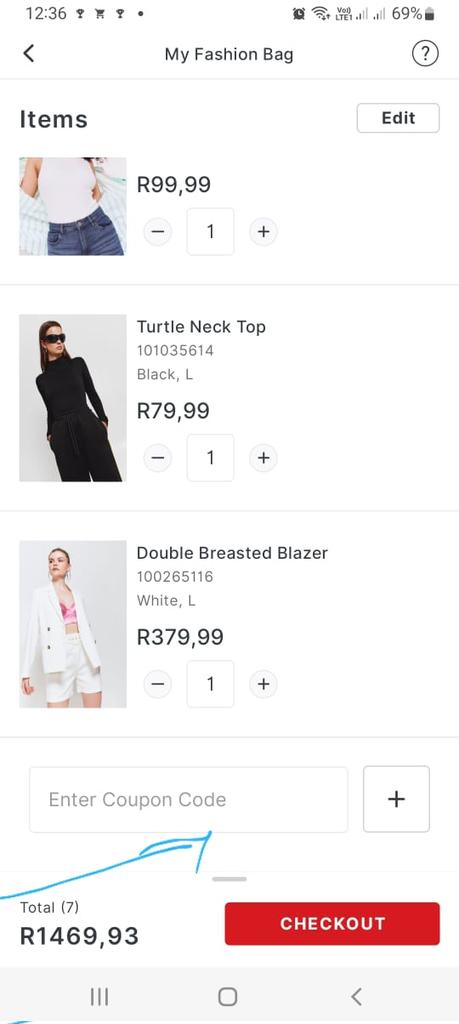 d_motso's tweet photo. @zecky2409 Hey mama. Sorry to be off topic.  I'm trying to buy things online on mr price for the first time. What do we fill on the coupon code? https://t.co/4EFD8ejY98