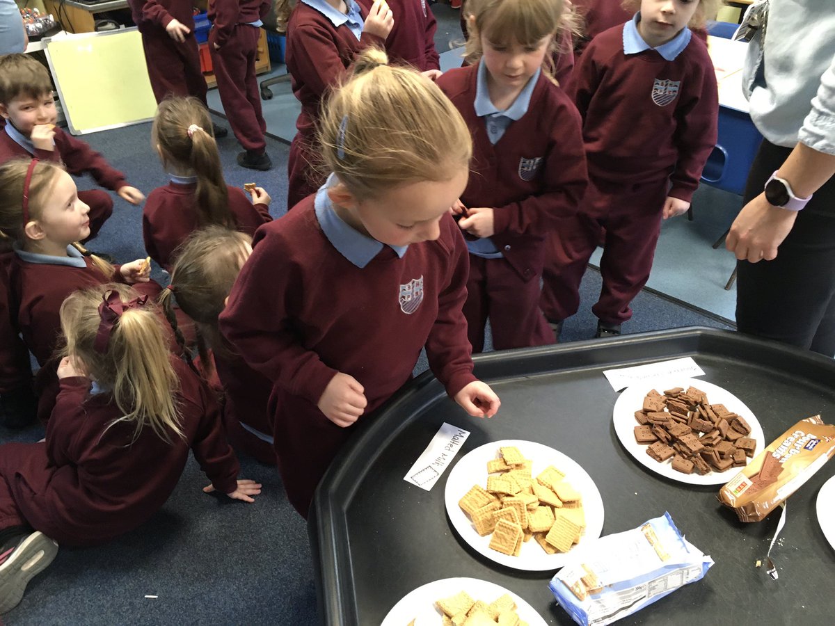 MrsPBHPS's tweet photo. #receptionbhps had a great time becoming biscuitologists. After completing a taste test and market research, we discovered that custard creams were the best biscuits for dunking! @BeaufortHillPri #ambitiouscapablelearners https://t.co/fQBeAa6Bj2