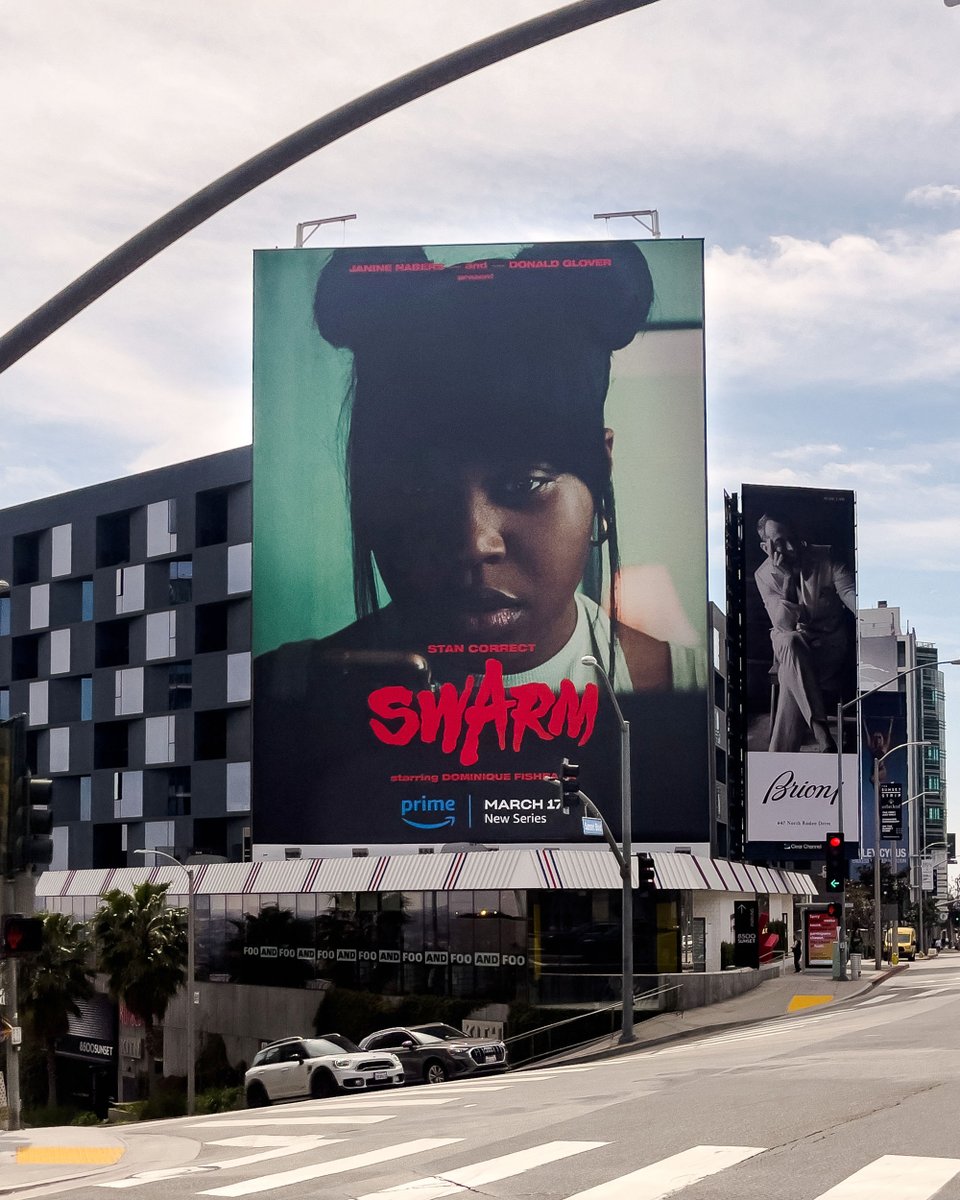 TyrsaMisu's tweet photo. Main Title Design for SWARM, the new mini-series created by #janinenabers &amp; @donaldglover  . 🐝🩸

Each title card of each episode is designed with a different treatment, so make sure you catch it. 🙌

Now available on @PrimeVideo 🍿 
#Swarm #StudioTyrsa https://t.co/UdWH0z2LJ4