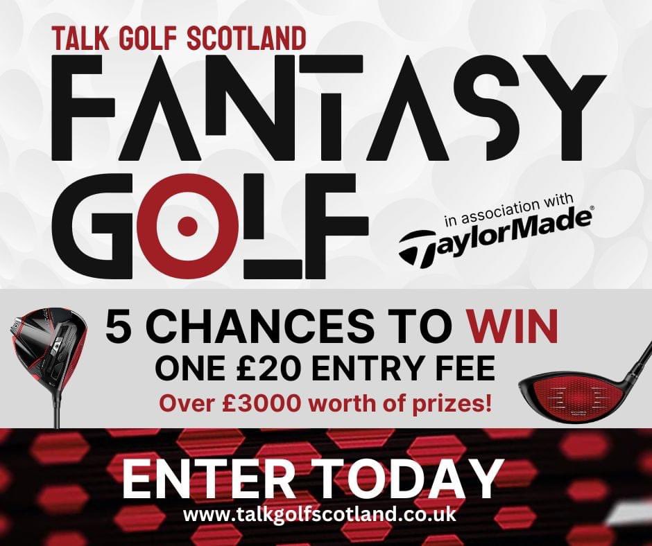 Delighted to partner up with the guys at @talkgolfscot 🙌

Give the guys a listen and get entering this fantastic Fantasy Golf Competition. ⛳️🏆

#TalkGolfScotland #FantasyGolf #TeamTaylorMade