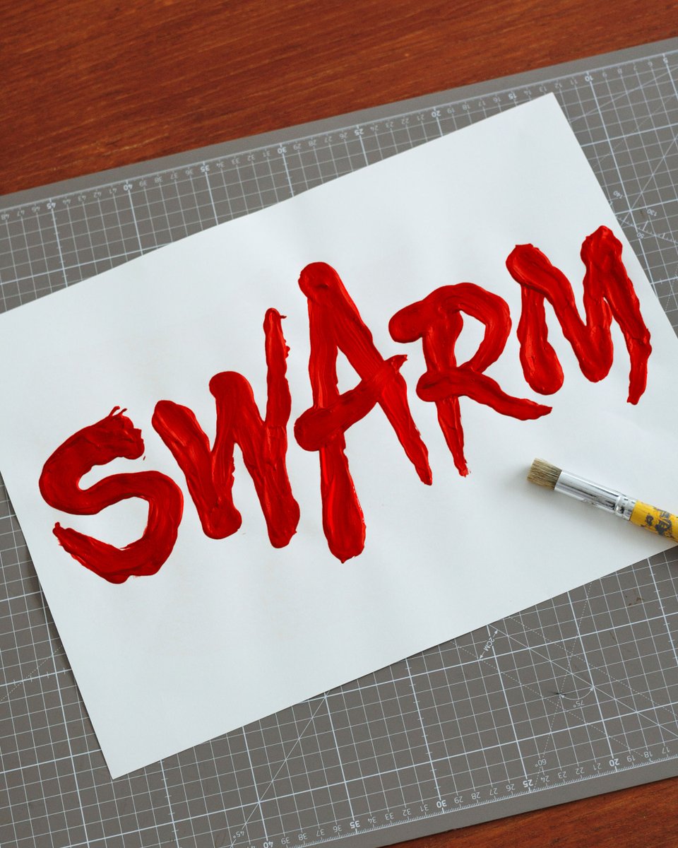 Main Title Design for SWARM, the new mini-series created by #janinenabers &amp; <a href="/donaldglover/">donald</a>  . 🐝🩸

Each title card of each episode is designed with a different treatment, so make sure you catch it. 🙌

Now available on <a href="/PrimeVideo/">Prime Video</a> 🍿 
#Swarm #StudioTyrsa