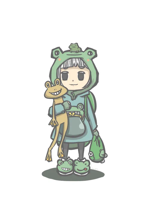 3/21② 苦締貪(くたいとん)001/108 執着心 #お悟りパッカーン #イラスト