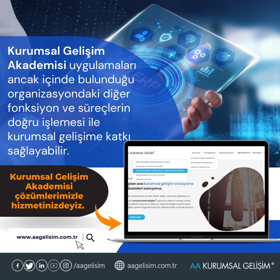 aagelisim's tweet photo. Kurumsal Gelişim Akademisi uygulamaları ancak içinde bulunduğu organizasyondaki diğer fonksiyon ve süreçlerin doğru işlemesi ile kurumsal gelişime katkı sağlayabilir.
Ayrıntılı bilgi için https://t.co/kEiLphzBXR adresini ziyaret edebilirsiniz.
#kurumsalgelişimakademisi https://t.co/oBKto6Oppo