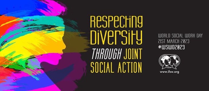 NikkiBeeSW's tweet photo. Happy World Social Work day to all of my fabulous social work colleagues #wswd2023 we’re starting w/ a great reflective session with Community Hospital &amp; Post Hosp Review Team colleagues on how social workers can achieve transformative change &amp; champion and respect diversity https://t.co/8QypLkM7vN