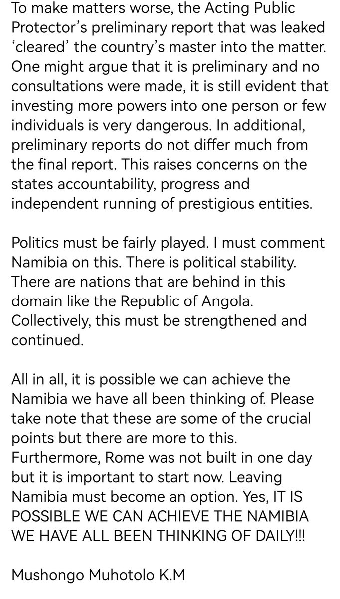 kaweyenge's tweet photo. The Namibia in our mind can be achieved. Happy Independence day to all. Namibia turns 33 today👍 https://t.co/y4JGTZyz10