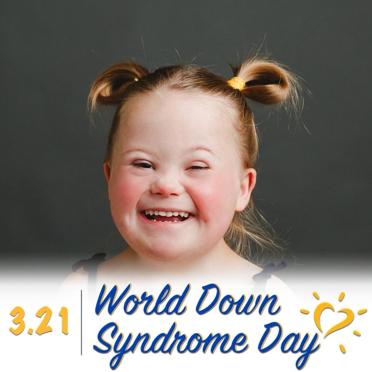 Today is World Down Syndrome Day!  Legends are invited to wear blue and yellow and to rock their fun and funky socks to help raise awareness!  Mrs. Tovey will be visiting classes this week to speak to students about her daughter Sydney (below)! @WorldDSDay @HWDSB #WithUsNotForUs