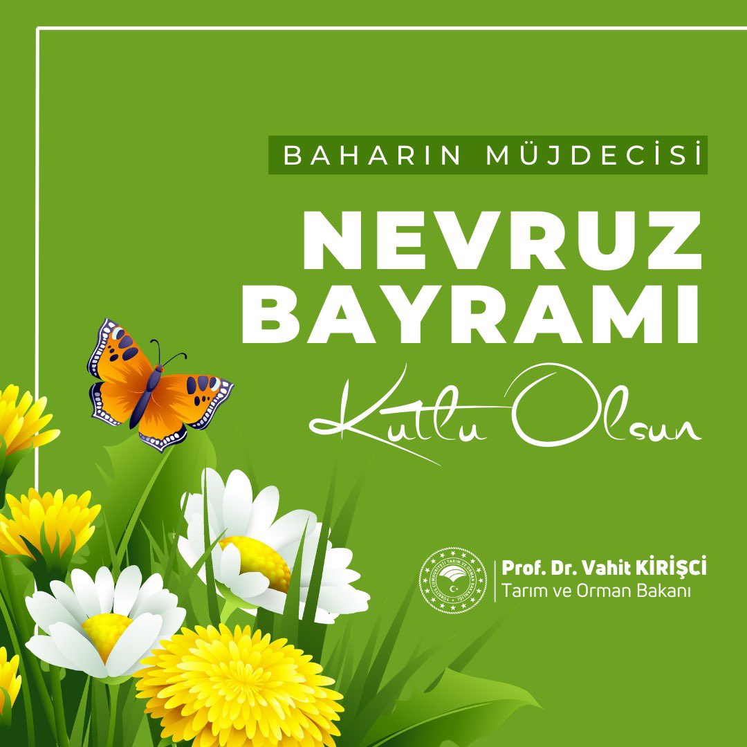 Baharın başlangıcını simgeleyen Nevruz; sevginin ve kardeşliğin ifadesi, toplumsal barışın ve dayanışmanın ortak zeminidir. 

Nevruz gibi köklü kültürel değerlerimizin kazandırdığı dayanışma ruhunun taze kalmasını diliyor, gönül coğrafyamızın #NevruzBayramı’nı tebrik ediyorum.