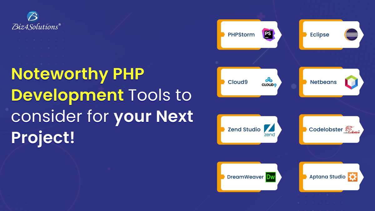 Biz4Solutions's tweet image. Top PHP tools that facilitate Web development!

lnkd.in/dsHYZ-wh

#webapps #webappsdevelopment #php #tools #biz4solutions