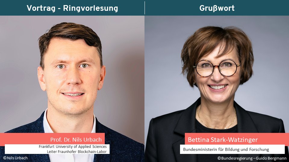 eGov-Campus (@egov_campus) on Twitter photo Ringvorlesung im März: Am 31.03. ab 12 Uhr zum Thema "Einsatz der Blockchain-Technologie im öffentlichen Sektor" mit Prof. Dr. Nils Urbach (<a href="/FrankfurtUAS/">Frankfurt University of Applied Sciences</a>) und Bettina Stark-Watzinger (<a href="/starkwatzinger/">Bettina Stark-Watzinger</a>).
Teilnahme über den Link auf der #eGovCampus-Webseite: bit.ly/ringvorl Ringvorlesung im März: Am 31.03. ab 12 Uhr zum Thema "Einsatz der Blockchain-Technologie im öffentlichen Sektor" mit Prof. Dr. Nils Urbach (<a href="/FrankfurtUAS/">Frankfurt University of Applied Sciences</a>) und Bettina Stark-Watzinger (<a href="/starkwatzinger/">Bettina Stark-Watzinger</a>).
Teilnahme über den Link auf der #eGovCampus-Webseite: bit.ly/ringvorl