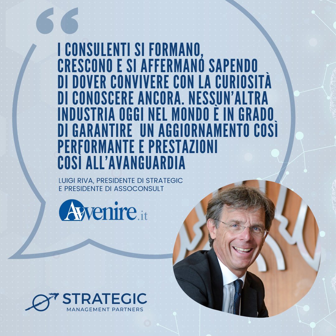 StrategicMPIt's tweet photo. Su @Avvenire_Nei la lettera aperta del nostro Presidente Luigi Riva "L'aspetto umano e relazionale della #consulenza" 

https://t.co/ViHWoTLhaP... https://t.co/1rRhGoK7Yf