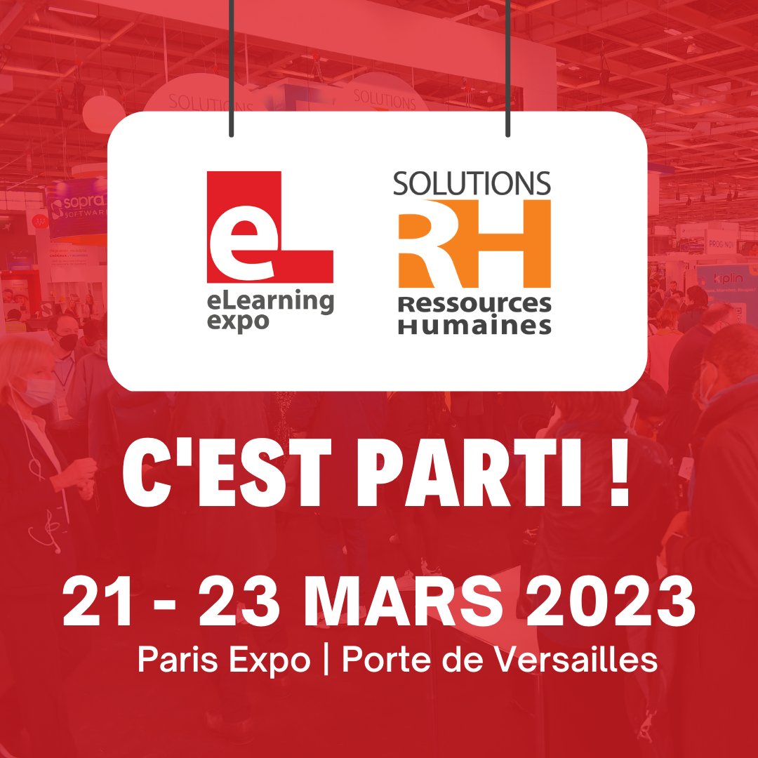 Innov_Learning's tweet photo. 📢 LE SALON DE LA FORMATION ET DU DIGITAL LEARNING COMMENCE AUJOURD'HUI ! 

Inscription gratuite 👉 https://t.co/P0uiLqbmVe  

📅 Rendez-vous jusqu'au 23 mars 2023 à Paris Expo - Porte de Versailles pour la 23ème édition de notre salon.

Programme complet📄https://t.co/ebjDJUzGbC https://t.co/StVlTGrKSH