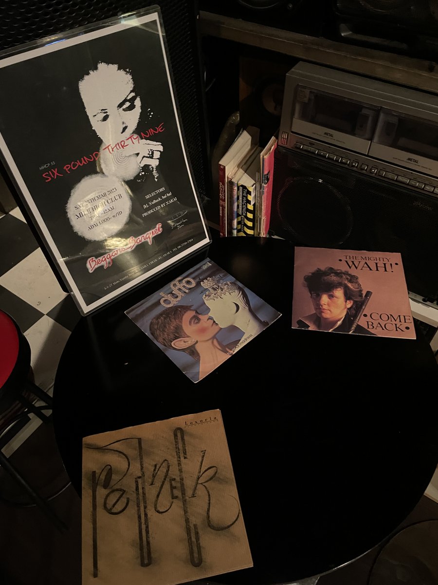 MILEHIGHCLUB202's tweet photo. #BeggarsBanquet #theMightyWah #duffo #luxuria #NewWave #PostPunk #indies #electric #synthPop #SituationTwo #4ad #vinylbar #musicbar #レコードバー #MHCP55 #mhc21032023 https://t.co/b9ksNhGPGg