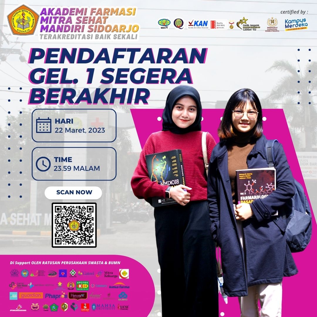 AkfarMSMS's tweet photo. Yuk yuk segeraa buruann daftar🏃

#AkademiFarmasi 
#AKFAR
#D3FARMASI
#KAMPUSMERDEKA
#SPMB
#Sidoarjo https://t.co/fDPShvtaT7