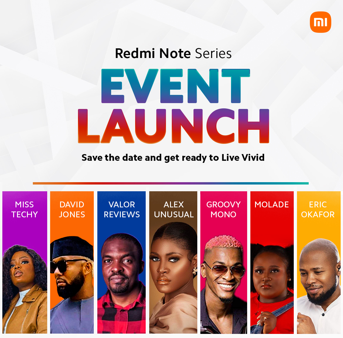 We are excited to announce the celebrities who will be joining us for the Xiaomi Launch Event. #LiveVivid #XiaomiLaunchEvent #RedmiNote12Series