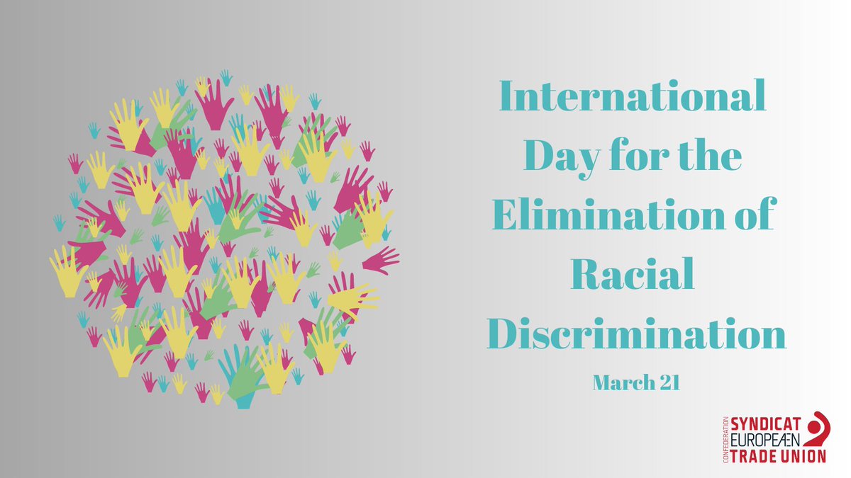👩‍🏭A worker is a worker no matter where they come from. 

Trade unions have always opposed racism and will continue our struggle against it. 

On this international day for the elimination of racial discrimination we continue our fight for a world free of hate.

#endracism #iderd