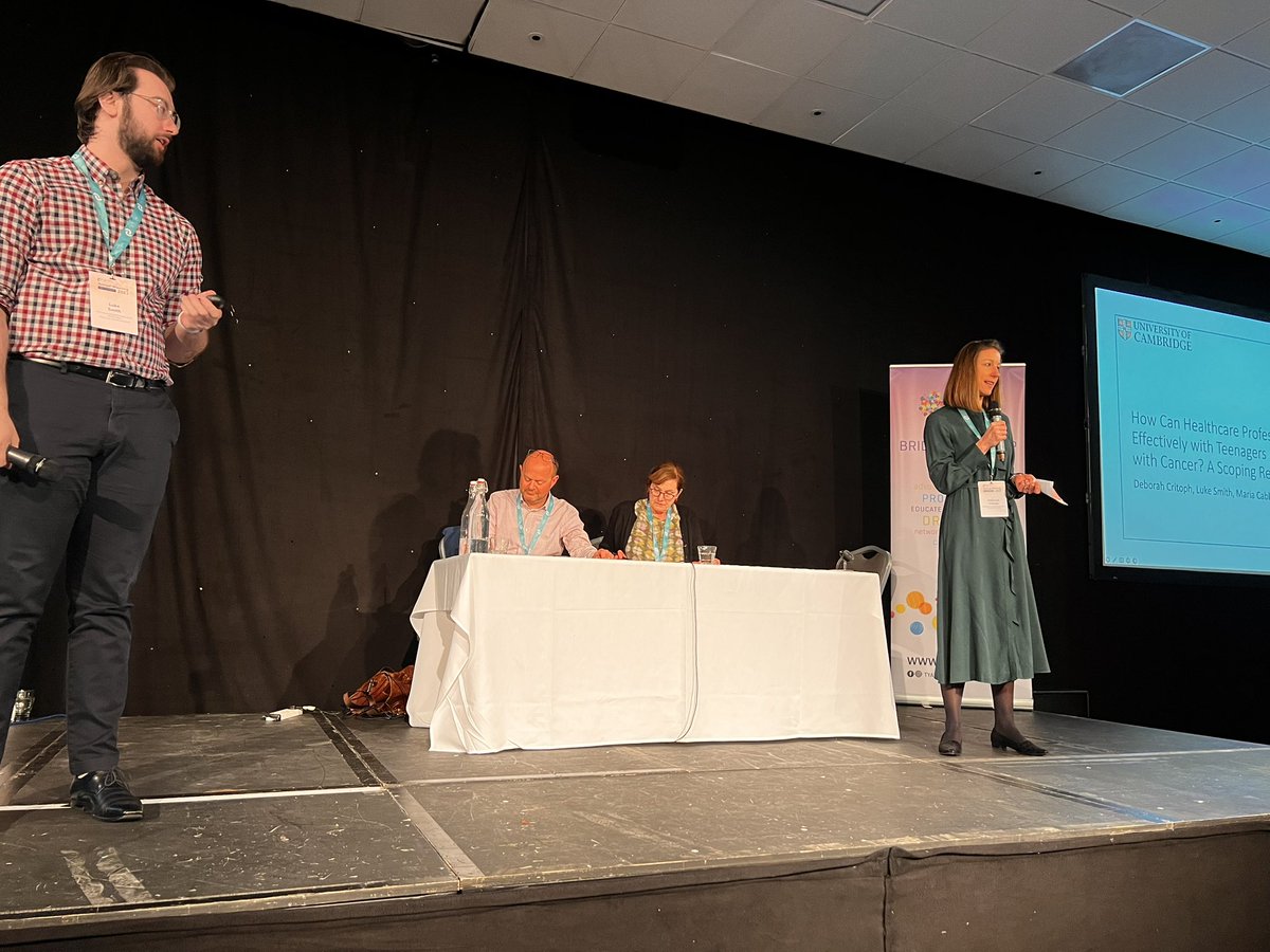 Rapid presentation: How can healthcare professionals communicate effectively with  TYA’s with cancer? <a href="/critoph_debbie/">Debbie Critoph</a> and Luke Smith <a href="/TYACancerPro/">Teenagers and Young Adults with Cancer</a> @CCLG_UK #TYACDAY23