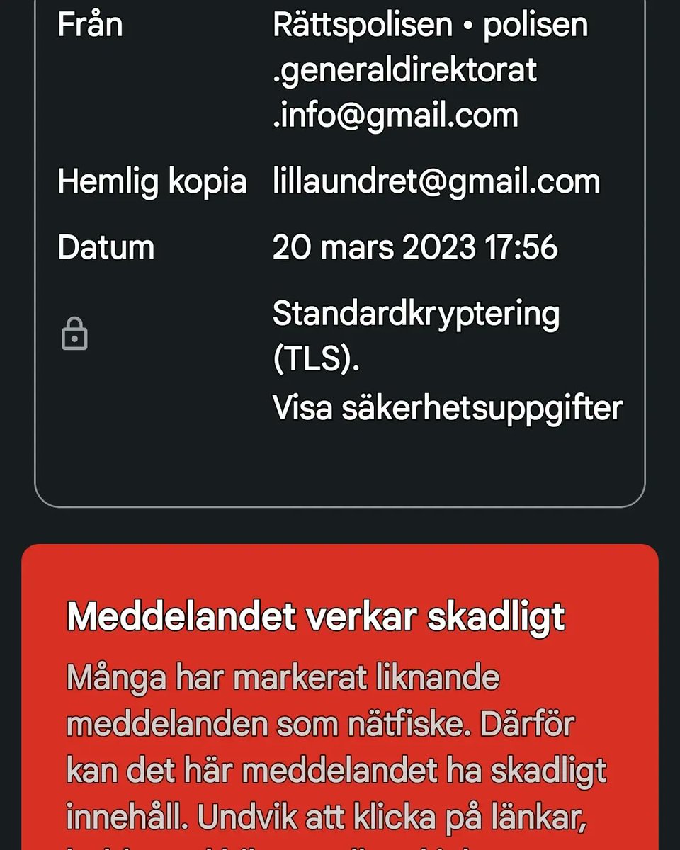 Queen34080233's tweet photo. ❌❌❌❌❌❌❌❌❌VARNING ÖPPNA INTE DESSA MAIL FEJK ❌❌❌❌❌❌❌❌❌❌❌❌❌❌❌❌❌❌❌❌❌❌❌❌
DELA VIDARE

Jag har ej öppnat pga jag får varningar i min skräppost 👌🏾 https://t.co/Eh4C0gK6H8