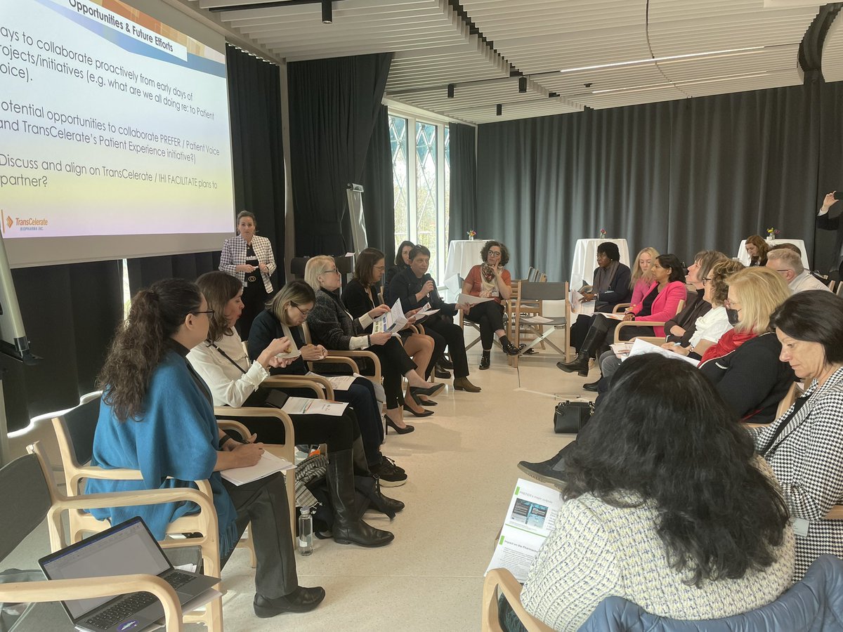 #maximiseImpact <a href="/EFPIA/">EFPIA</a> <a href="/TranscelerateB/">TransCelerate BioPharma</a> Brainstorming on Patient Engagement to Drive Trial Efficiency with <a href="/MagdaEfpia/">Magda</a> 1 day before @DIAEurope in Basel <a href="/PREFER/">Prefer</a> <a href="/IHIEurope/">Innovative Health Initiative</a> <a href="/sinieskola/">Sini Eskola</a> <a href="/AnetaTyszkiewi1/">Aneta Tyszkiewicz</a> <a href="/novartis/">Novartis</a> campus