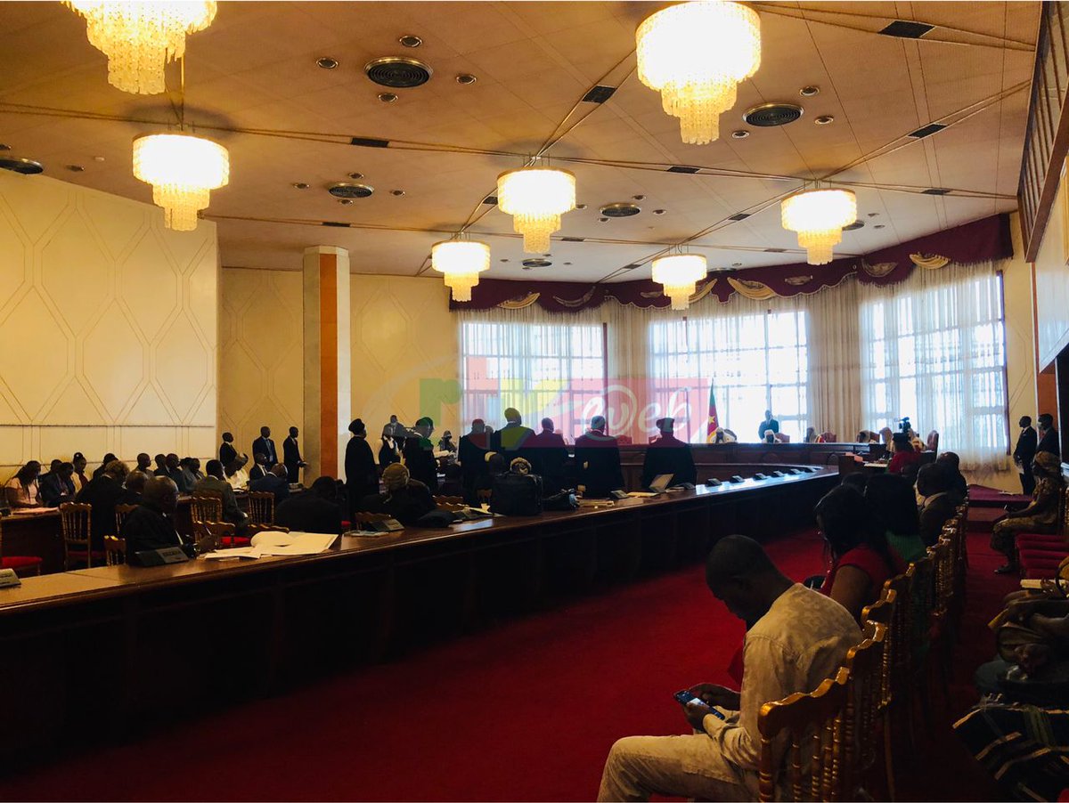 CRTV_web's tweet photo. #237Vote 
#SenatorialElection 
The SDF petition to cancel the senatorial election of the March 12 in the North West region has been discontinued at the Constitutional Council. The party filed a petition to end the procedure prior to the public hearings. https://t.co/LhPNPfV1D8