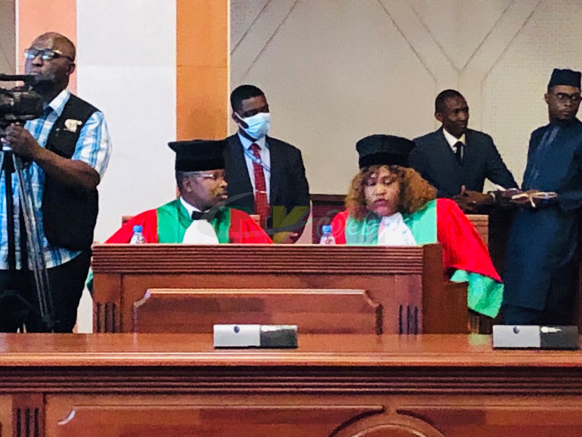 CRTV_web's tweet photo. #237Vote 
#SenatorialElection 
The SDF petition to cancel the senatorial election of the March 12 in the North West region has been discontinued at the Constitutional Council. The party filed a petition to end the procedure prior to the public hearings. https://t.co/LhPNPfV1D8