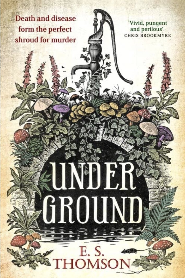 es_thomson's tweet photo. This is the cover of Jem Flockhart book 6. Interested in poison, sewers, cholera and crimey things? ☠️Me too! 
🍂🍄Out on October 5th🍄
#Underground. https://t.co/qDhUmR4u1m