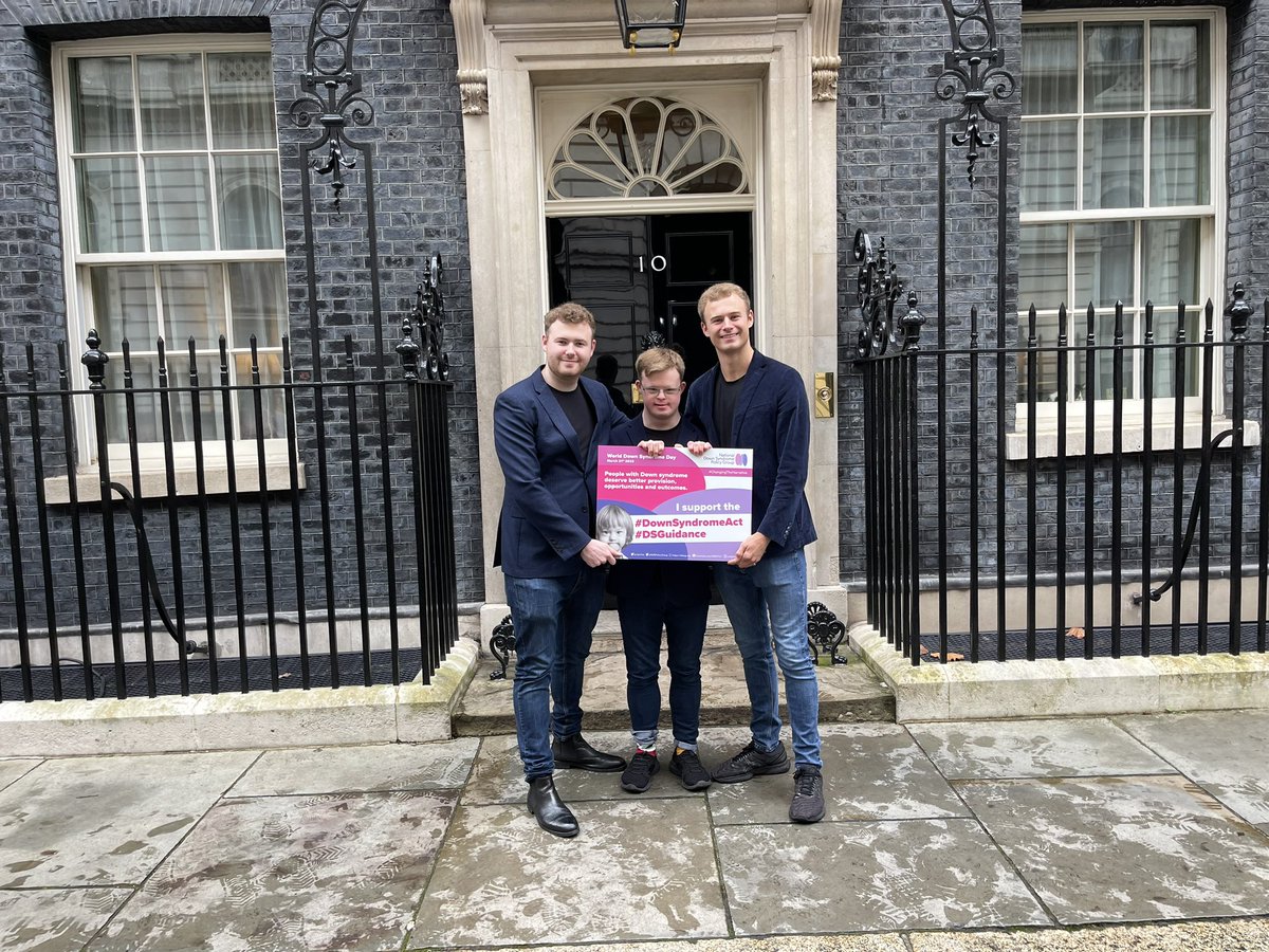 Great to be at <a href="/10DowningStreet/">UK Prime Minister</a> to raise awareness on #WDSD23 with friends <a href="/NDSPolicyGroup/">National Down Syndrome Policy Group</a> #PortsmouthDSA #FlickDrummond #ChangingTheNarrative #WithUsNotForUs <a href="/AndyFord33107/">Andy Ford</a> <a href="/kenross2011/">Ken Ross OBE</a> <a href="/LucyScoular/">Lucy Field 💚</a> <a href="/LiamFox/">Sir Liam Fox</a> <a href="/alice0sborne/">Alice Osborne 💚</a> <a href="/KateAll93572449/">Kate Allen</a>  <a href="/ScottMorgan101/">Scott Morgan</a> <a href="/RichJEH72/">Merchant of Thirst 💚</a>