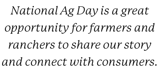 IncRdk's tweet photo. It’s national ag week! 🚜💪 Thanks to everyone in the ag industry! You feed the world! #ThankAFarmer #AgRocks 😎 #Education https://t.co/cj4OiYoOFy