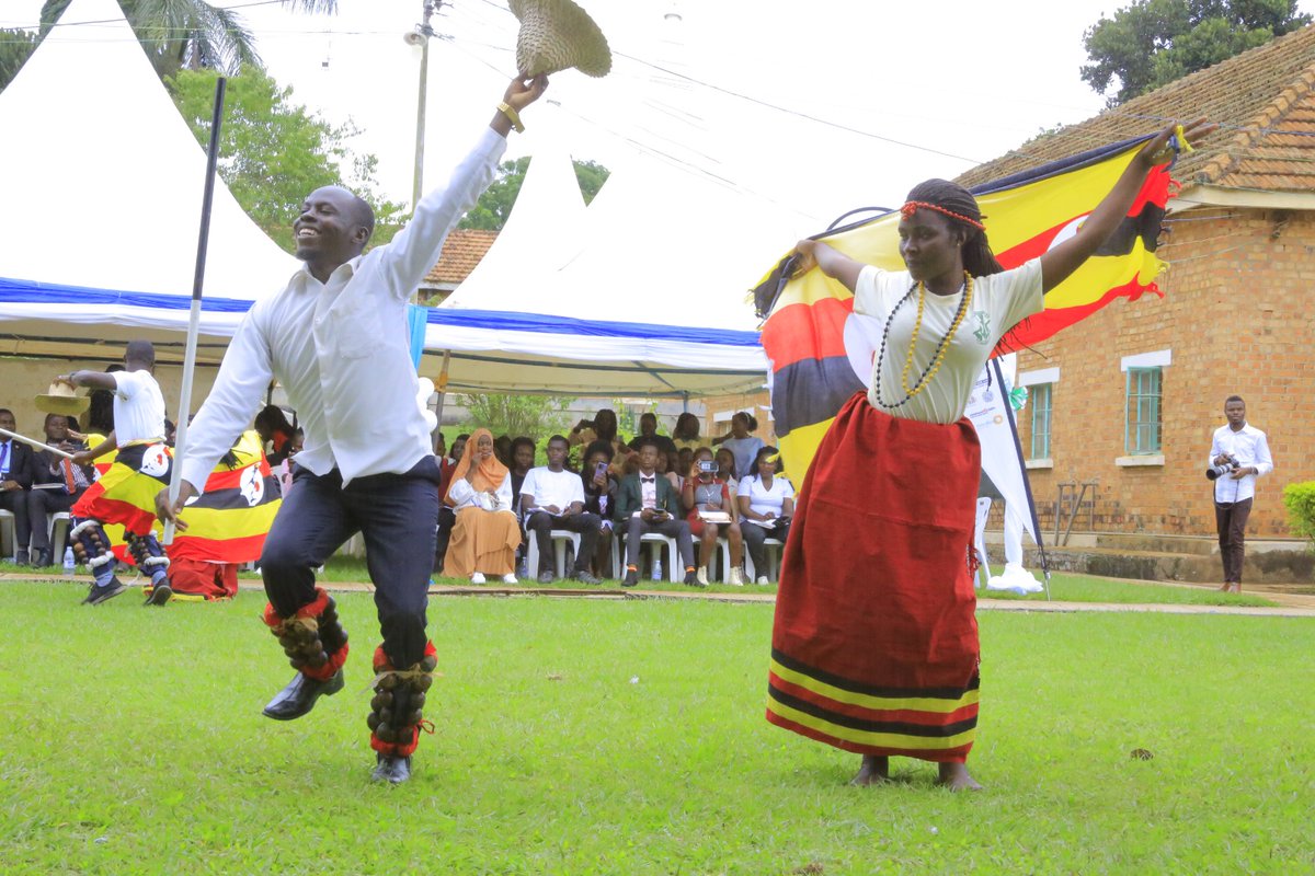 naswu_'s tweet photo. One aspect we take pride in in Uganda is the variety and diversity of cultures we have across the country. We have received a beautiful cultural music and dance interlude from the Banyakitara students of @UnivKisubi. 
#WSWDug23  #WSWD23 #WSWD2023 https://t.co/4GWigvdT9z
