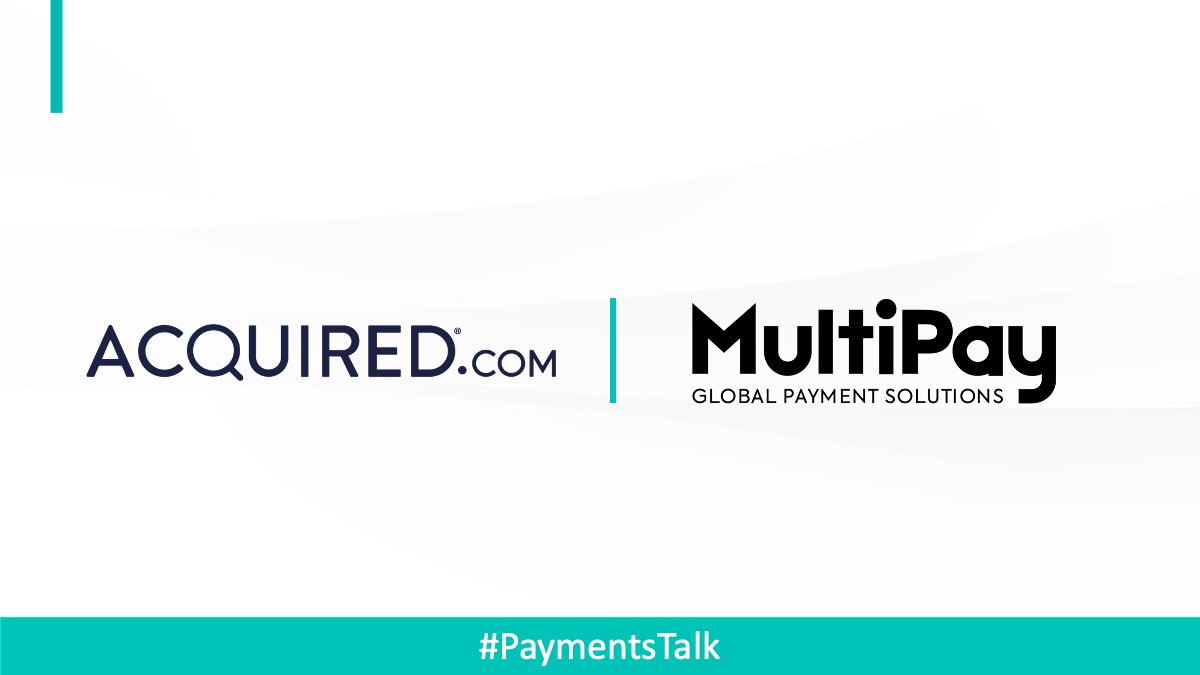 EpaySummit's tweet photo. @AcquiredPayment and @MultiPayGroup have today announced a new partnership that sees https://t.co/jPrco0n1ej select MultiPay as the official hardware provider for its in-person #payment card terminals. #paymentstalk https://t.co/ptwlgmW0Lb