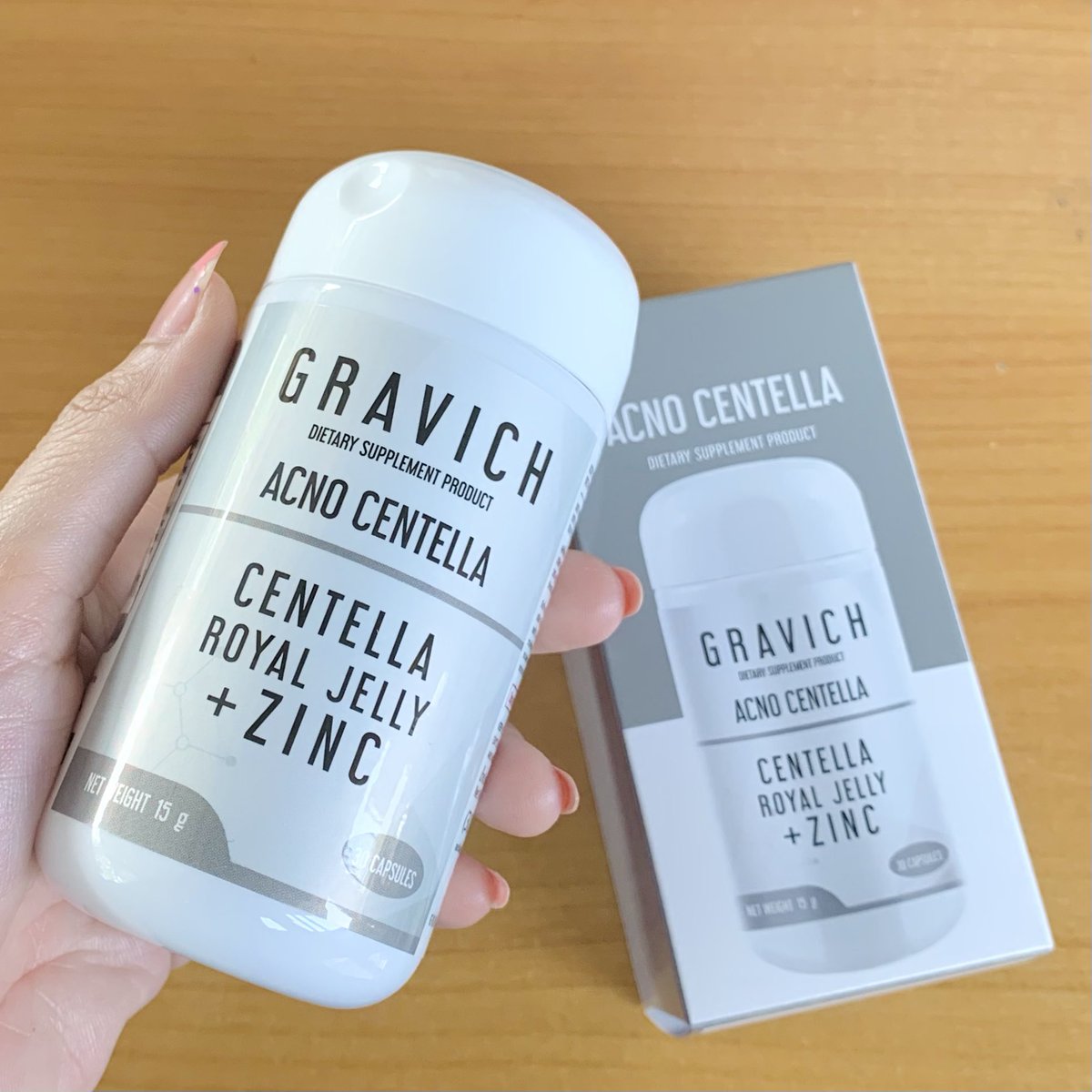 namziiww30's tweet photo. วิตามินสำหรับคนเป็นสิวและผิวมัน #Gravich Acno กินวันละ 1 แคปซูล ช่วยเรื่องสิวได้ดีมากๆ สิวบุกหนักช่วงรอบเดือนคือรอดจ้า น้องมีสารสกัดจากใบบัวบก นมผึ้ง และซิงก์ ช่วยลดการอักเสบของผิว ลดแบคทีเรียที่ทำให้เกิดสิว #จบปัญหาสิวในสูตรเดียว #ใช้ดีบอกต่อ https://t.co/2VGn89HrB1
