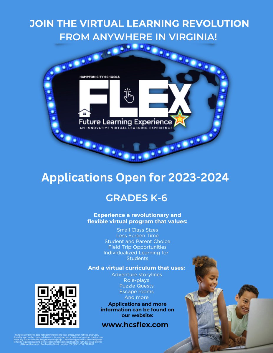 HCSFLEx's tweet photo. We truly believe that we reach Every Child, Every Day, Every Where! Interested in learning more or in applying? visit https://t.co/CZwZ1B5Kw6 for information sessions and to apply! #Virginia #edutwitter #teachers #parents #onlinelearning #virtuallearning #VAlearns https://t.co/aOexW1fGEG