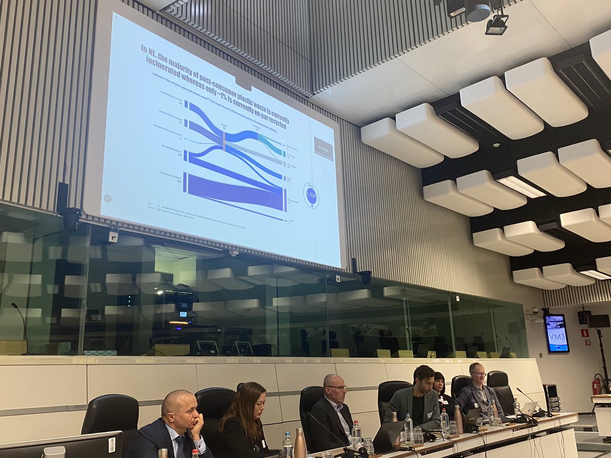 zerowasteeurope's tweet image. 🇳🇱 In the Netherlands, most post-consumer plastic waste is currently incinerated 🥵 Only ~1% is on par-recycled. 

#MixedWasteSorting can increase these yields, and they’re developing plants that achieve this and other systemic challenges - Sea the Future’s Tjaco Twigt.