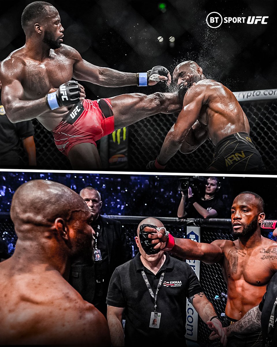 Leon Edwards only does iconic and cold UFC moments 🥶