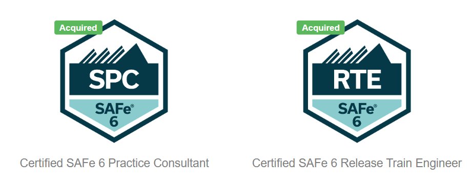 MattAgileCoach's tweet image. So after all the excitement of the new SAFe 6.0 launch last week, I&apos;ve got these🙂
#agile #scaledagile #lean #flow #certification
