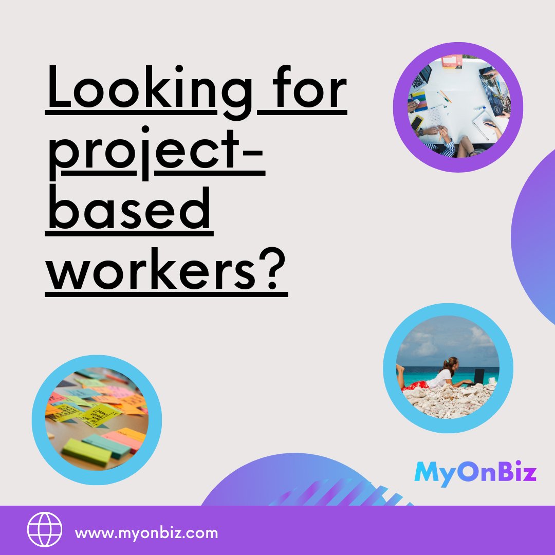 MyOnBiz's tweet photo. Is your business looking for project-based workers? MyOnBiz platform connects you with remote workers from everywhere around the world.

#MyOnBiz #RemoteJobs #JobHunting #RemoteLife #WorkFromHome #MyHomeOffice #Hiring #Freelancer #Freelance #FreelanceLife #RemoteWorker https://t.co/4Sy9O7OQbD