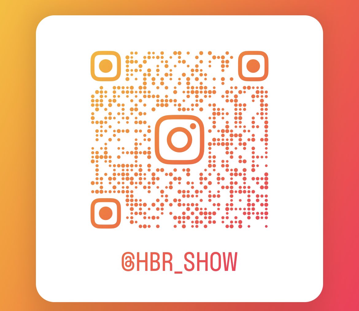 Did you know you can follow us on <a href="/instagram/">Instagram</a> too? Use the QR code below to find us 👇🏼 #HBRShow23 #socials #stayconnected
