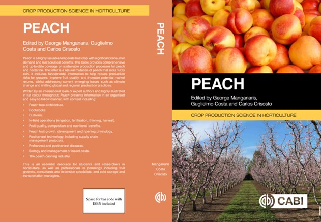 Check out the cover of #Peach book 

15 chapters 
40 authors
Expected day of release: September 2023

<a href="/CABI_News/">CABI</a>
<a href="/CABI_Hort/">CABI Horticulture</a> 
<a href="/CABI_Knowledge/">CABI Knowledge</a>