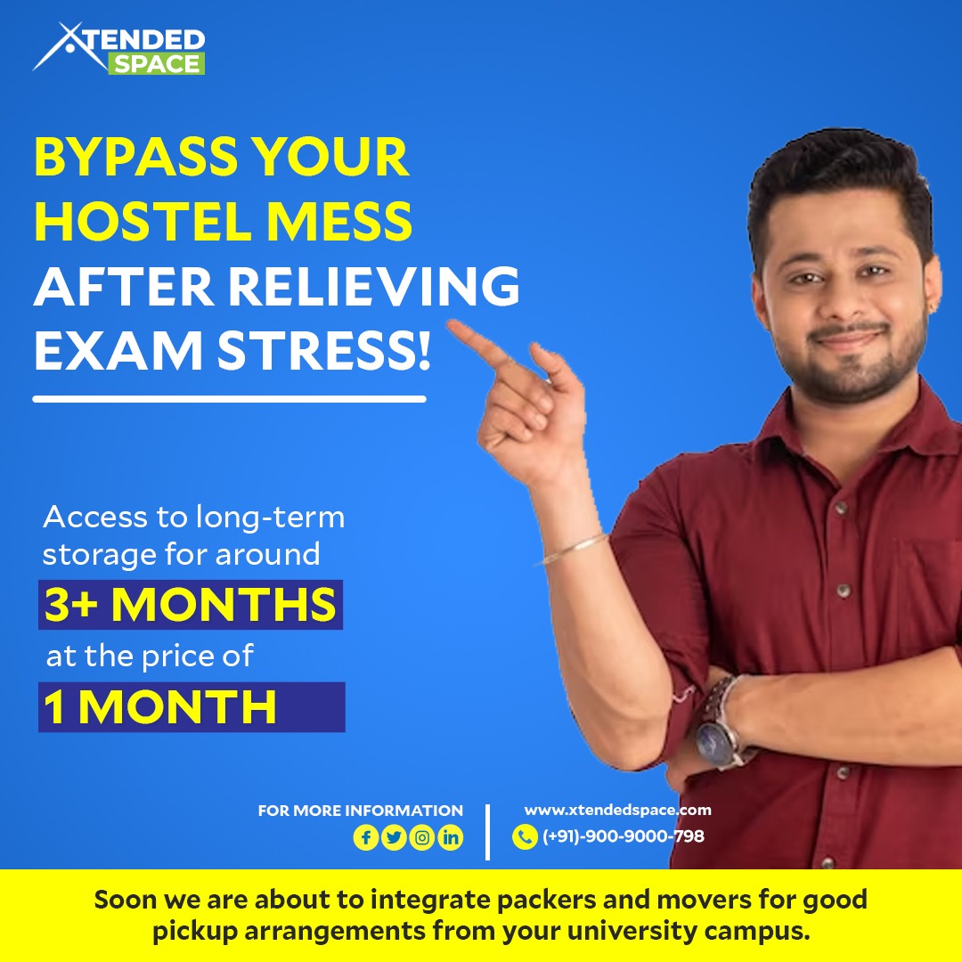 XtendedSpace's tweet photo. Store your items on Xtended Space and save money on rent while you enjoy semester break.
.
.
.
#XS #Xtendedspace #storagefacility #storagespace #storageproviders #ecofriendly #storage #storingitems #shorttermstorage #longtermstorage https://t.co/tfq1hOSA8x